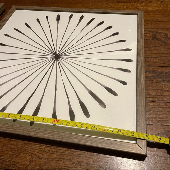 West Elm Watercolor Burst Art (Set of Two) - Picture 14 of 14